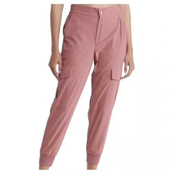 Area Stars Pull On Waffle Knit Cargo Joggers Mauve Pink Size XS - Picture 1 of 7